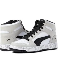 PUMA Kids Rebound Mid Layup Marble (Big Kid) | Sneakers & Athletic Shoes