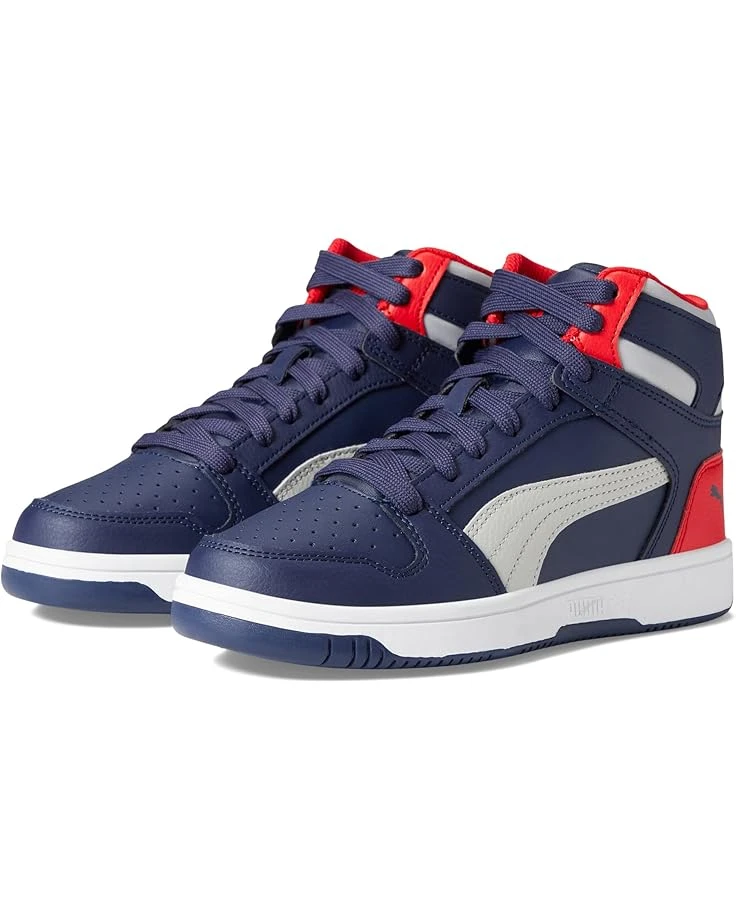 Puma Kids Rebound Layup Synthetic Leather Sneakers (Big Kid) | Sneakers & Athletic Shoes 8 Puma Kids Rebound Layup Synthetic Leather Sneakers (Big Kid) | Sneakers & Athletic Shoes - Image 6