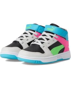 PUMA Kids Rebound Layup Mid Hook And Loop (Little Kid) | Sneakers & Athletic Shoes -Kiddie Shoe 71EoBzFtlL. AC SR736920