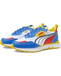Kiddie Shoe 25 PUMA Kids Rider Future Vintage Primary (Big Kid) | Sneakers & Athletic Shoes